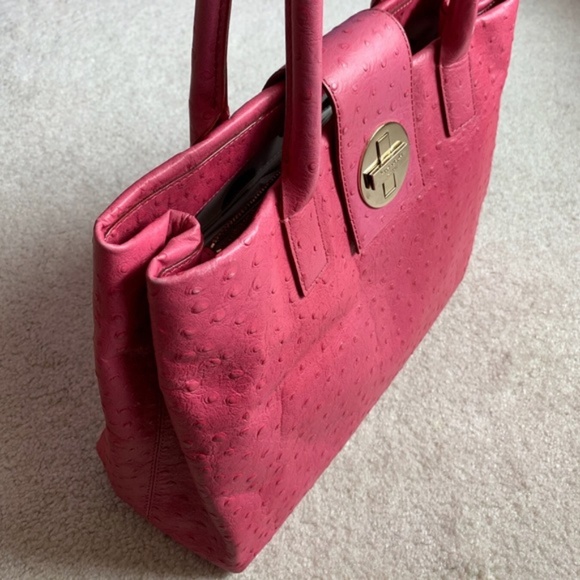 Kate Spade Ostrich Leather Handbag - Picture 4 of 4